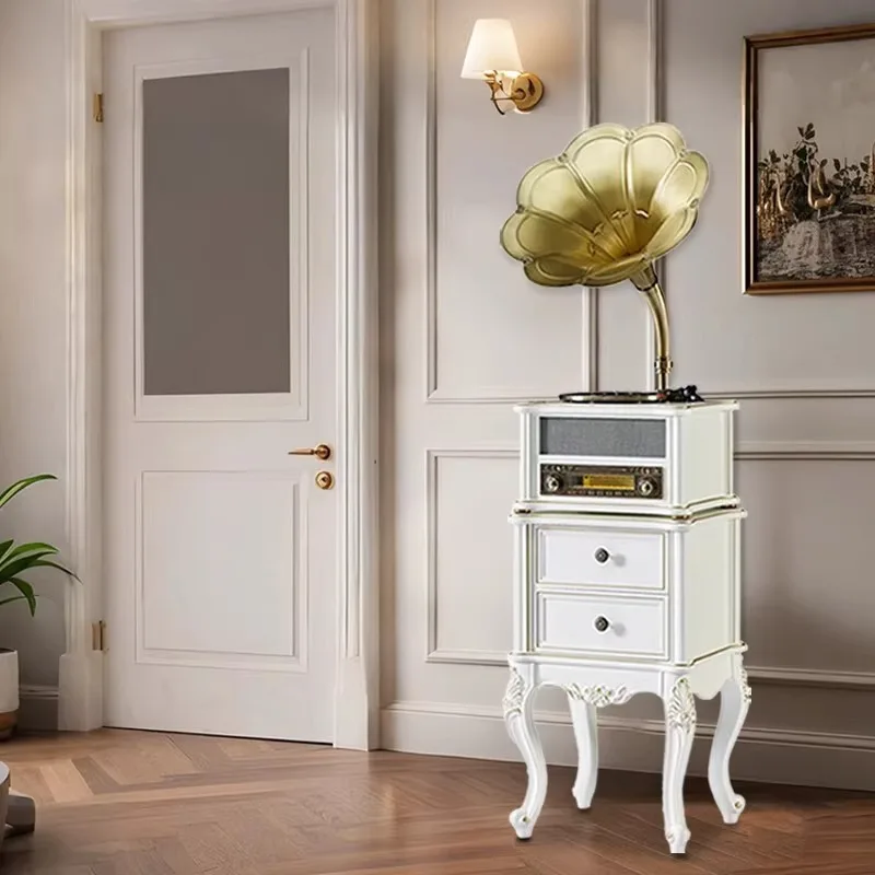 

Retro American phonograph vinyl record player home living room bluetooth speaker GX02 record player