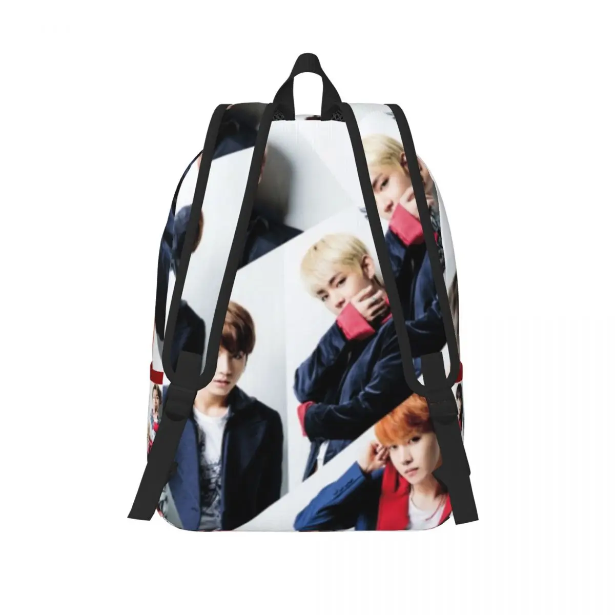 K Pop Music Backpack Youth Group Btfans Fashionable Camping Backpacks Teen Kawaii High School Bags Design Durable Rucksack