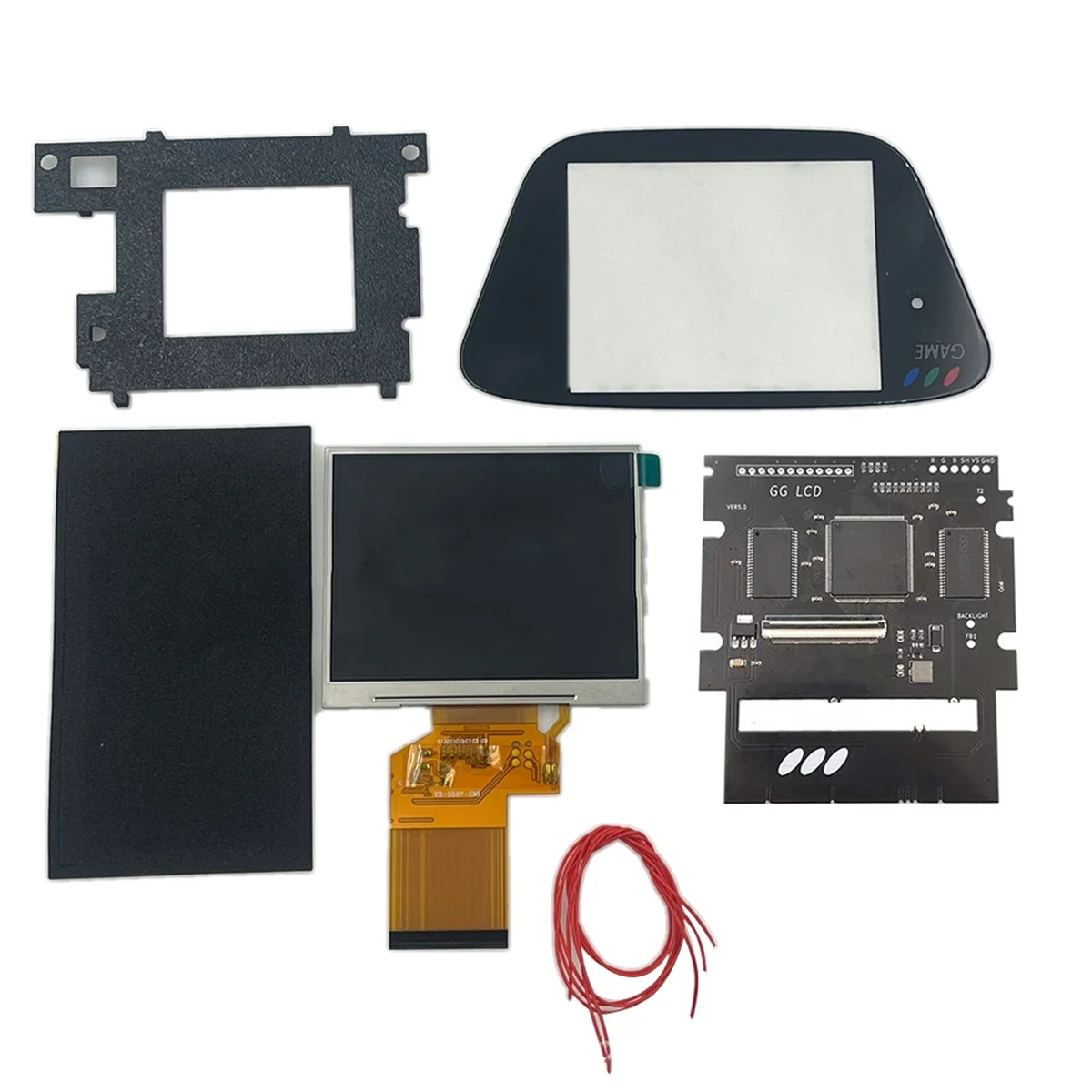 

NEW LCD Screen for Game Gear HighLit Full Display VGA Out Mod Highlight Adjustable Brightness LCD Kits for