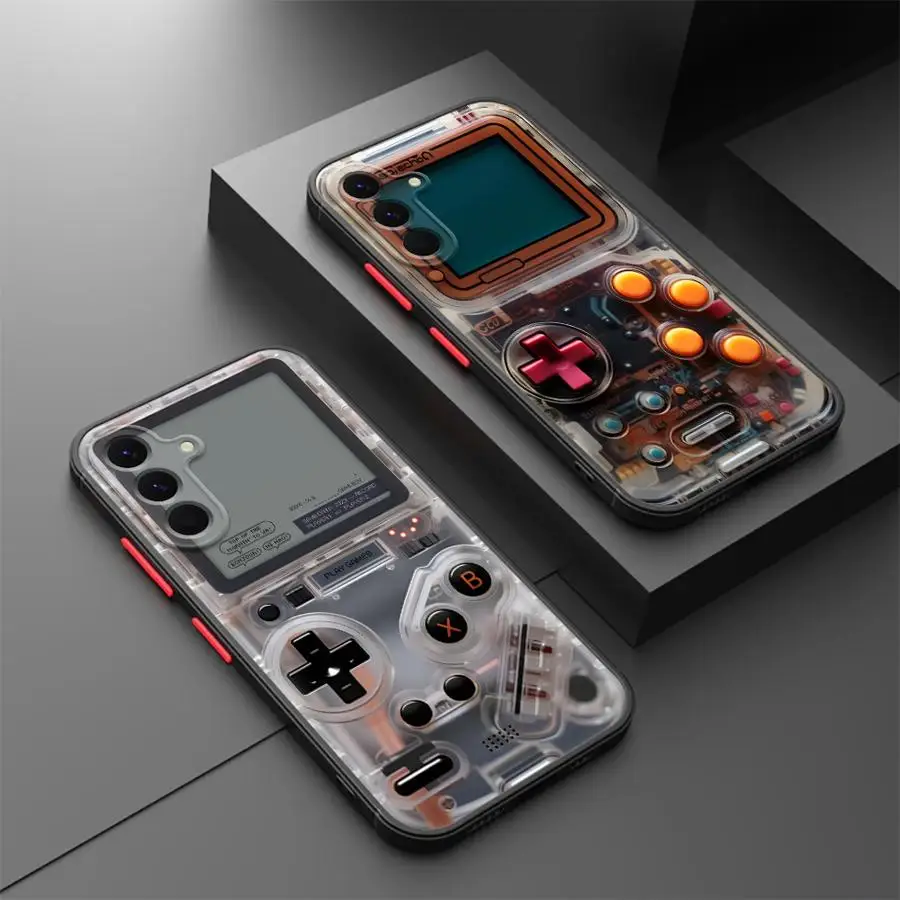 حافظة آلة الألعاب المحملة لهاتف سامسونج جالاكسي A35 A33 A54 A34 A24 A73 A36 A21s A52 A56 A25 A26 A53 غطاء هاتف خلفي #1