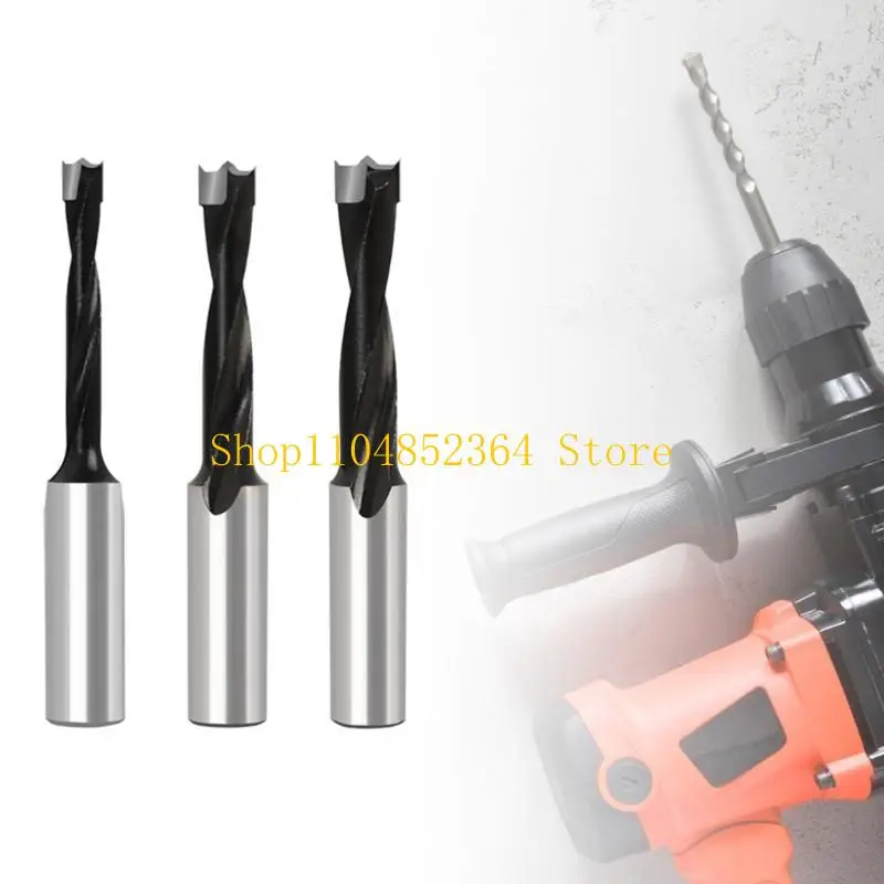 

652F 6/8/10mm Forstner Drill Bit Left Rotation Router Bit Row Drilling Bit