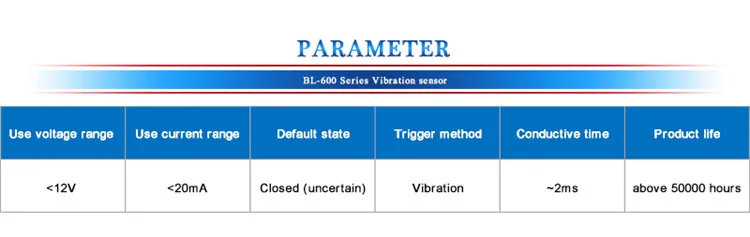 50 шт. GBeelee Sensor BL-600 SMD Micro Smart Установка Датчик вибрации