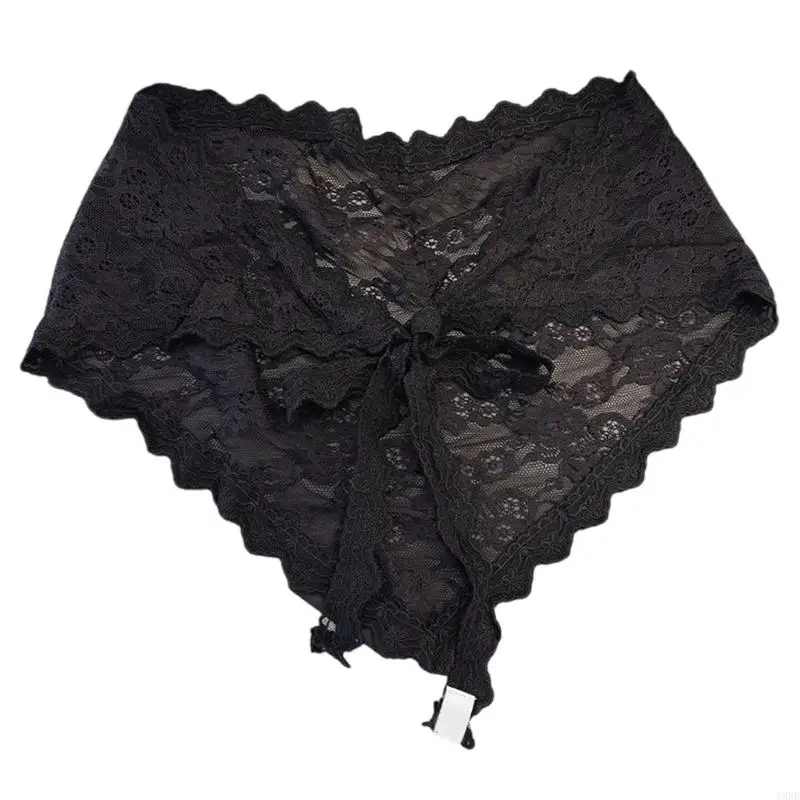 y3neターバンレースヘッドスカーフヒップスカーフエレガントバンダナヒップカバー楽しい写真小道具