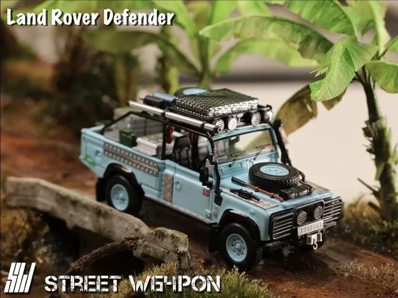

Литая под давлением модель автомобиля SW 1:64 Defender 90 Pickup Limited 500