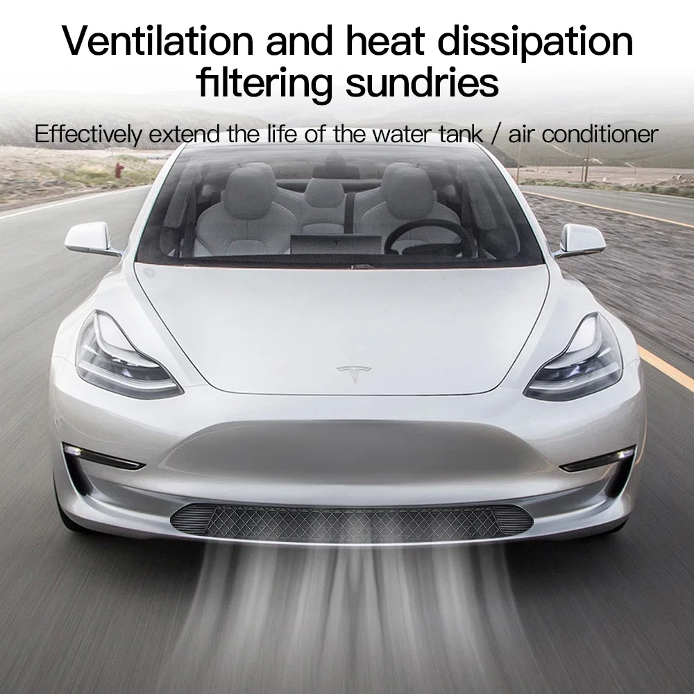 YZ 테슬라 모델 3 하이랜드 모델 Y 주니퍼 2021-2025 방충망 순 공기 흡입구 보... - 4