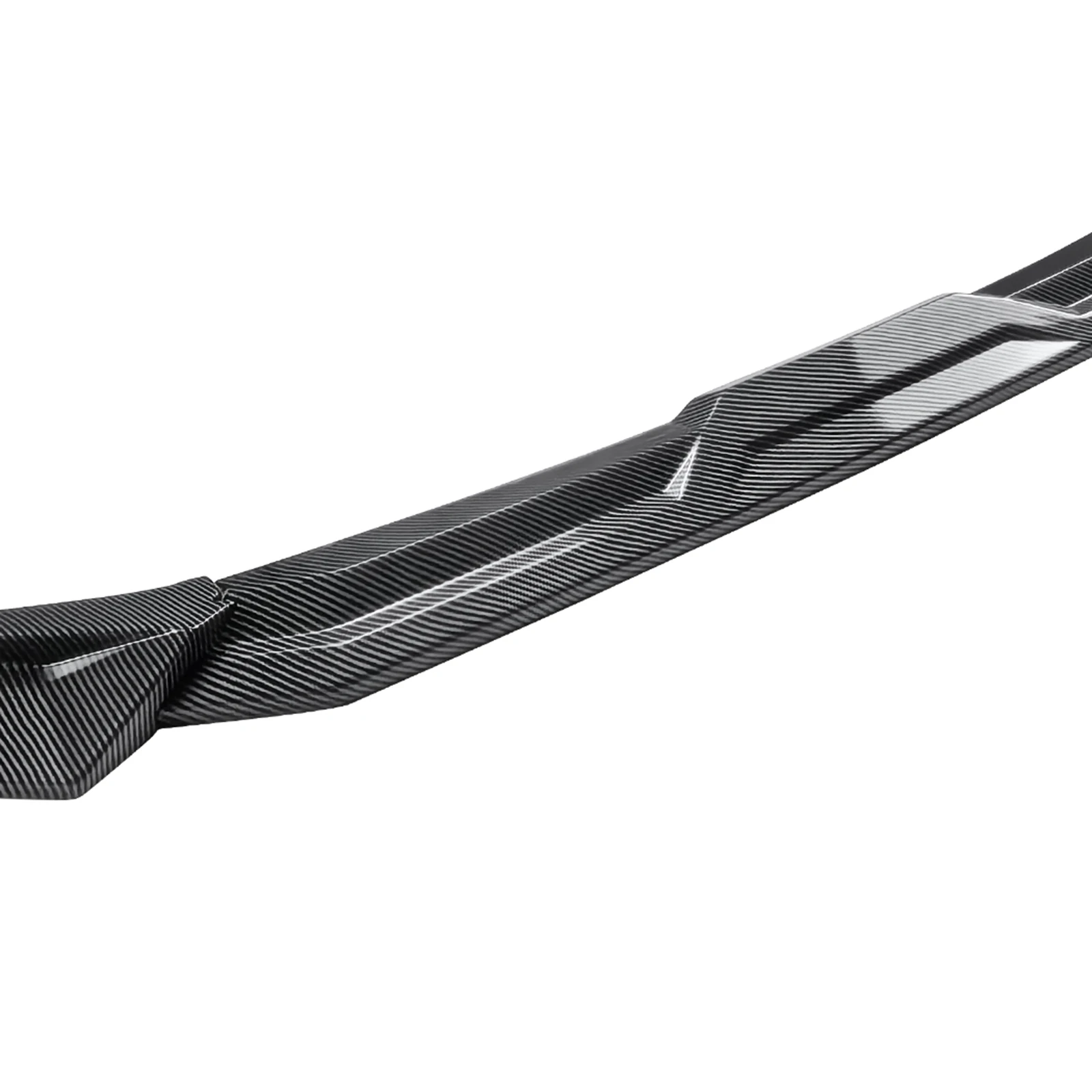 

Front Bumper Spoiler Lip Carbon Fiber Look/Gloss Black Lower Splitter Blade Protector Guard Kits For 2024-2026 BMW X6M F96 LCI