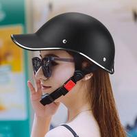 New Fashion Motorcycle Helmet Summer Half Helmet Electric Car Scooter Bicycle Cycling Baseball Cap Safety Helmet Protection Gear