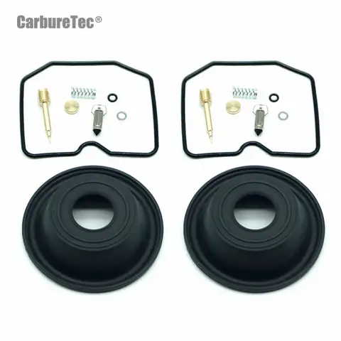 För Kawasaki GPZ500 GPZ500S Ninja 500 500R GPZ EX500 EX Förgasare Reparationssats Vakuummembran Ombyggnad Förgasardelar 2 Set 10 best sales kawasaki 500 gpz - №5