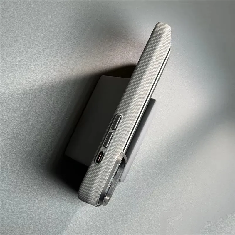 High End Carbon Fiber Braided Texture for iphone 16 14 pro Max 13 12 With Magsafe Simplicity Shockproof Drop-resistant Safe Case