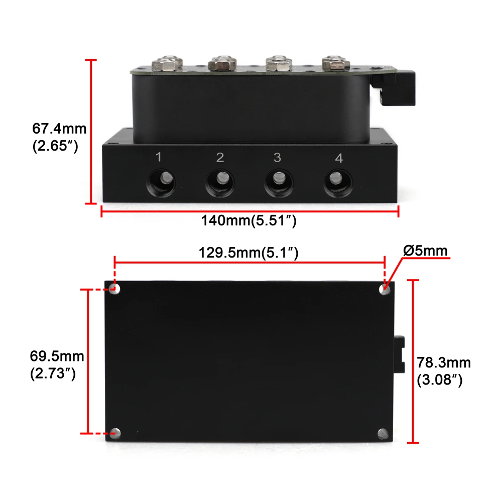 For Auto Air Suspension System SV-4 Air Suspension Solenoid Manifold Valve-4 Corner Air Suspension Solenoid Pressure Resistance