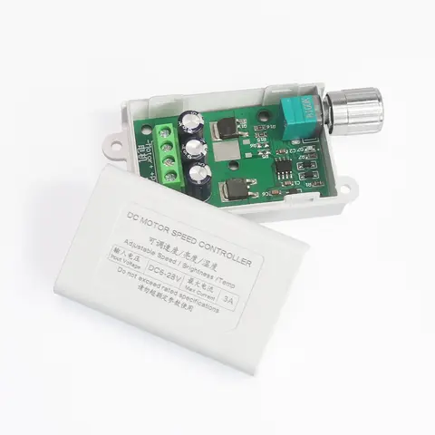 PWM DC 6-28V 3A Motor Speed Controller Dimmer Light Temperature Control Regulator