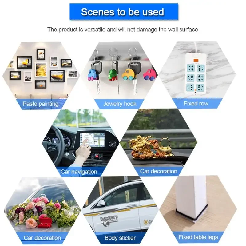 10 Meter Extra Strong Double Sided Tape Adhesive Car Special Double-sided Tape Strong Permanent Double Gum Tape Doppelseitiges