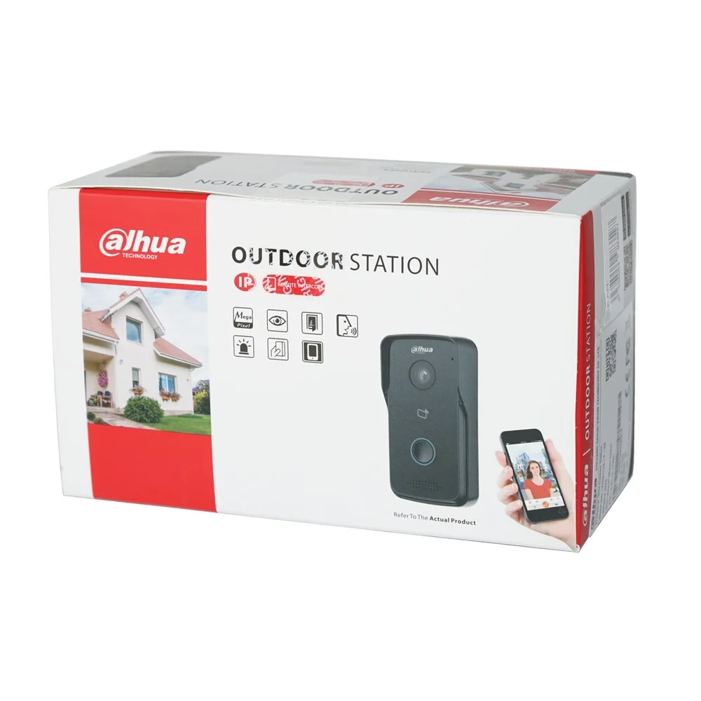 Dahua-VTO2111D-P-S2 de puerta IP 802.3af, intercomunicador de vídeo, teléfono, nube P2P, estación de Puerta