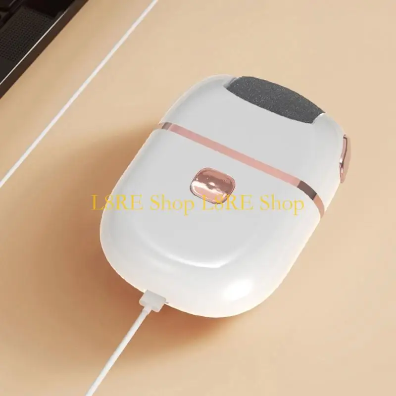 L8RE Electric Foot File Callus Remover Efficient Exfoliation  Pedicure Tool Safe Ergonomic Design For Smooth Soft Feet