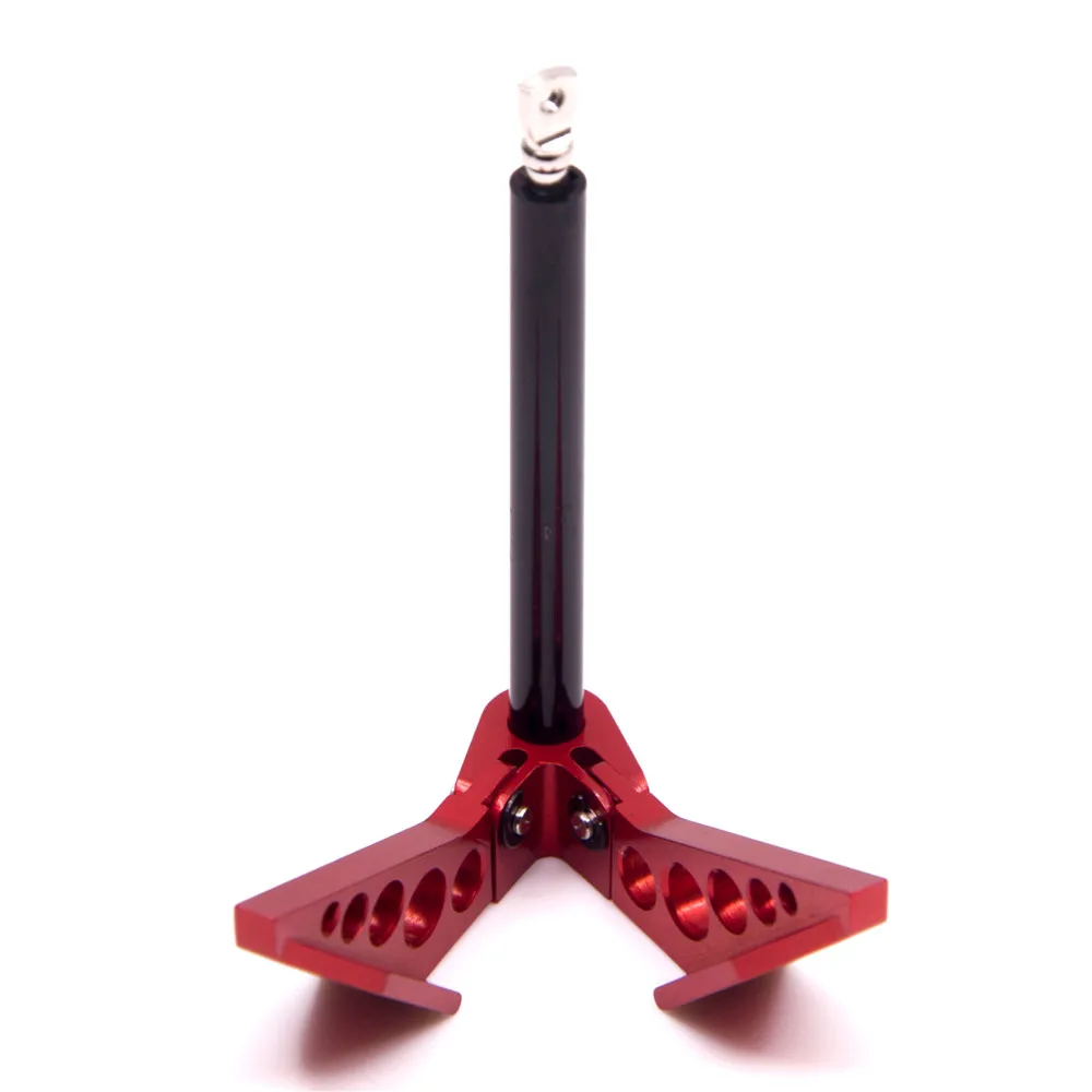 金属シミュレーション折りたたみ式ウインチグランドアンカー装飾ツール軸方向 SCX10 1/10 RC クローラー車のアップグレード部品