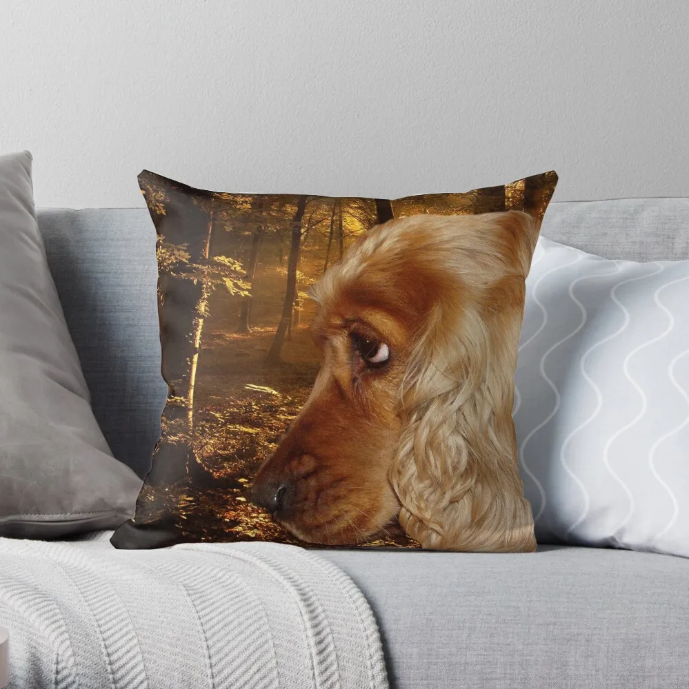 

Dog English Cocker Spaniel Throw Pillow Decorative Cushions For Living Room Luxury Sofa Cushions