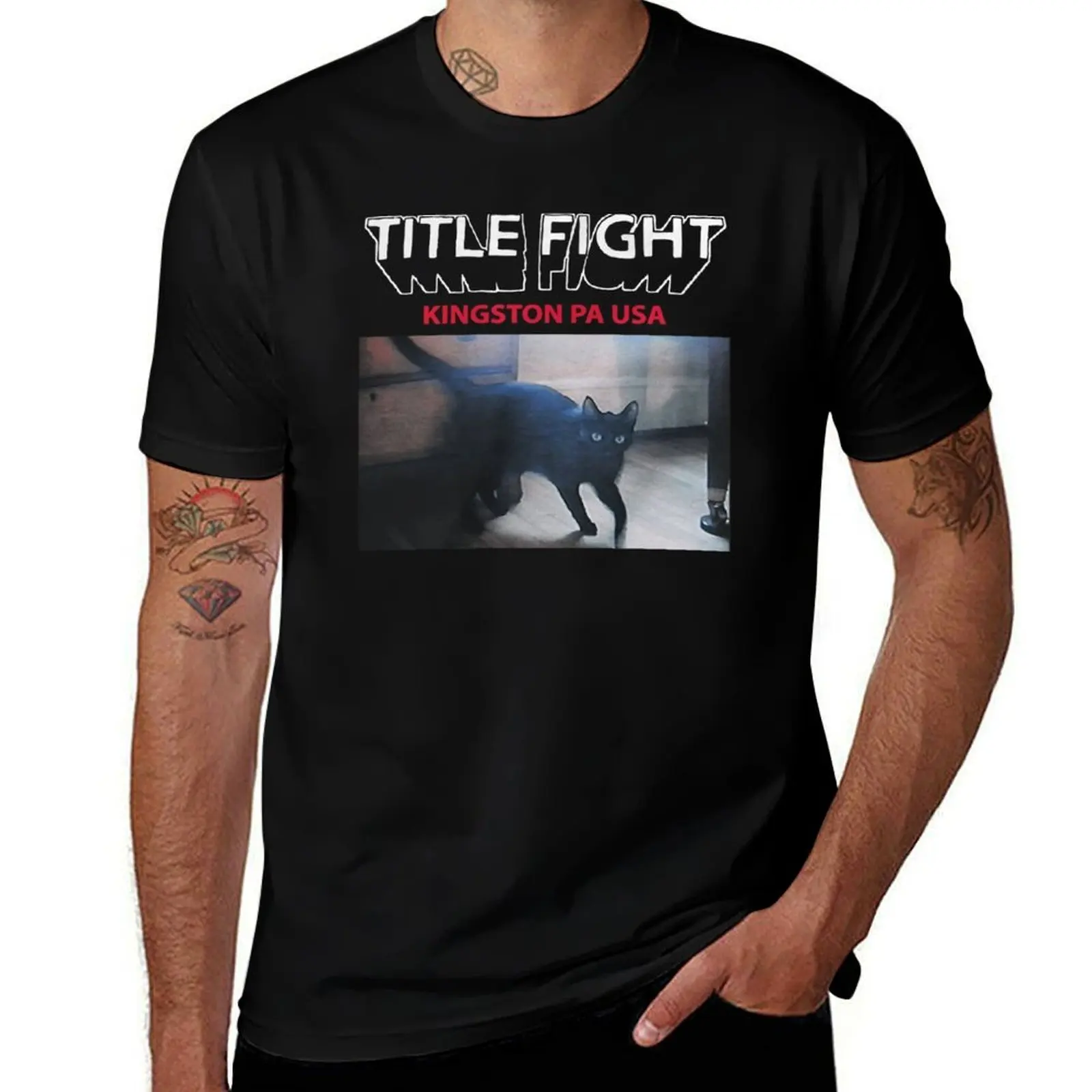 

Title-Fight-Kingston- T-Shirt cotton t shirt man t shirt man designer funny t shirts cotton T-shirt