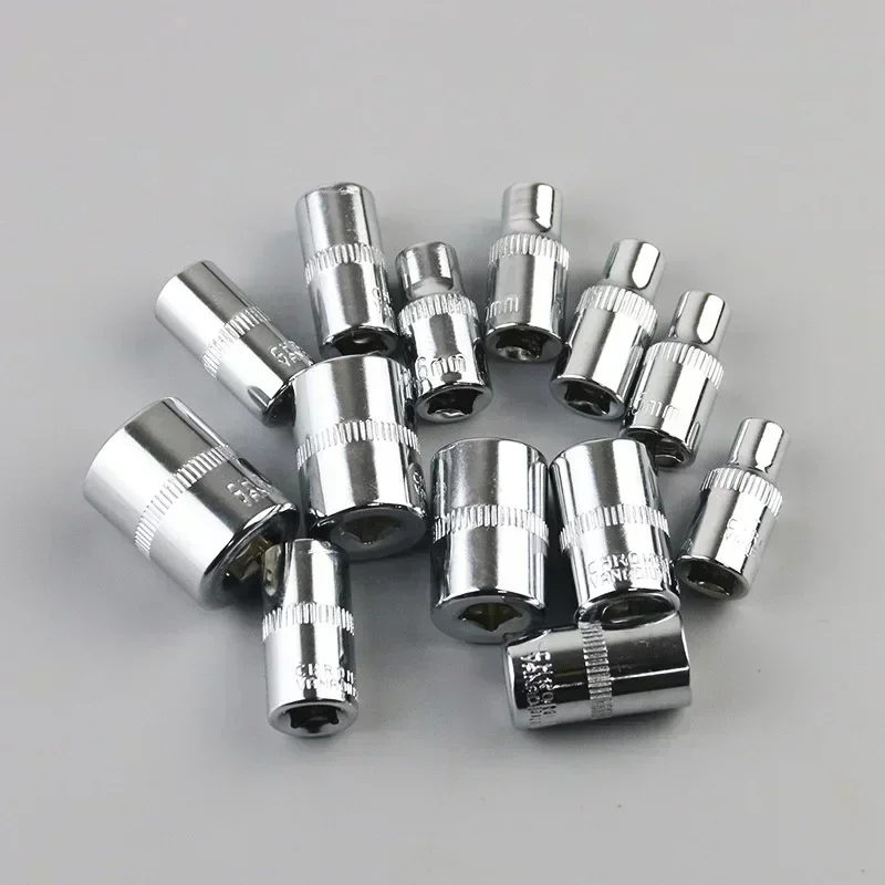 46-teiliger Schraubenschlüssel-Werkzeugsatz für Autoreparatur, 1/4-Zoll-Antrieb, Steckschlüsselsatz, Hardware-Werkzeuge, Steckschlüsselsatz, Amagi – Detail 14