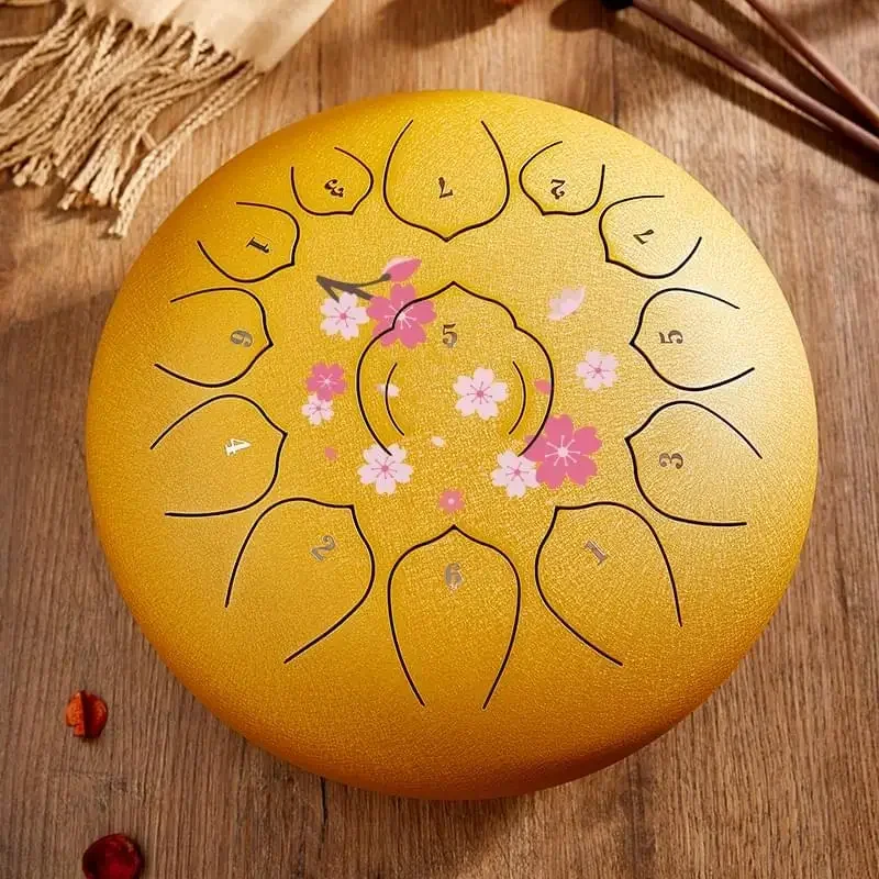 musical instruments professional tongue drum 12 inch 13 steel drum tongue