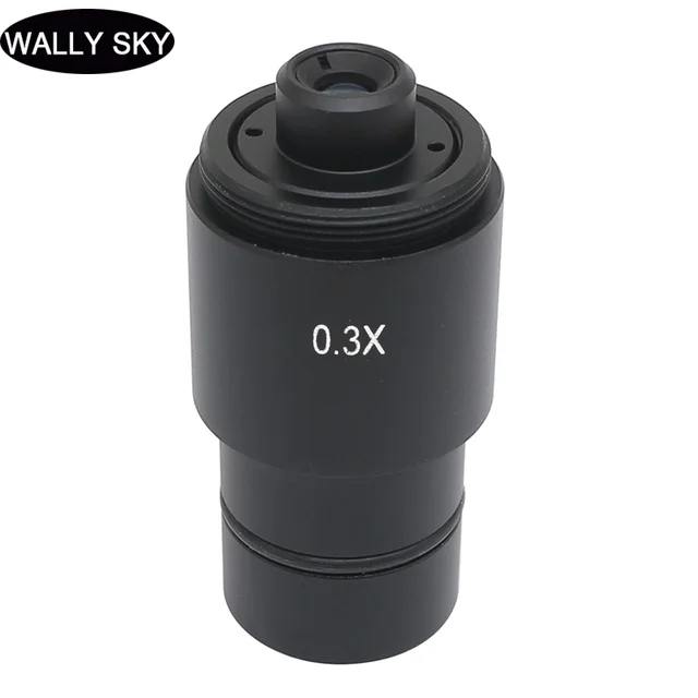 0,3X/0,4X/0,5X Adapter obiektywu z mocowaniem C do kamery przemysłowej CCD CMOS Cyfrowy okular podłączony do obiektywu przekaźnika redukcji mikroskopu