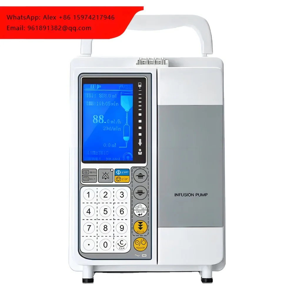 

Medical Phynaveen Best Seller Portable Medical Infusion Pump Machine Double CPU System With Electric Power Source