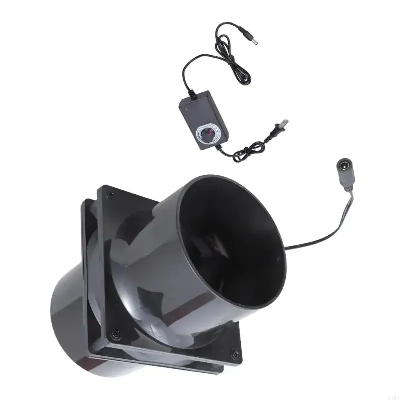 4Inch 2500RPM Double Ball Bearing Smoked Extractor Fan For Soldering Stations Paint Booths Ventilation Humidity Control