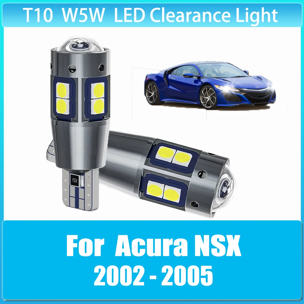 

2 x W5w T10 Led Lamps Canbus 12v 6000k Led Lamp Auto Signal for Acura NSX 2002 2003 2004 2005 Car Accessories