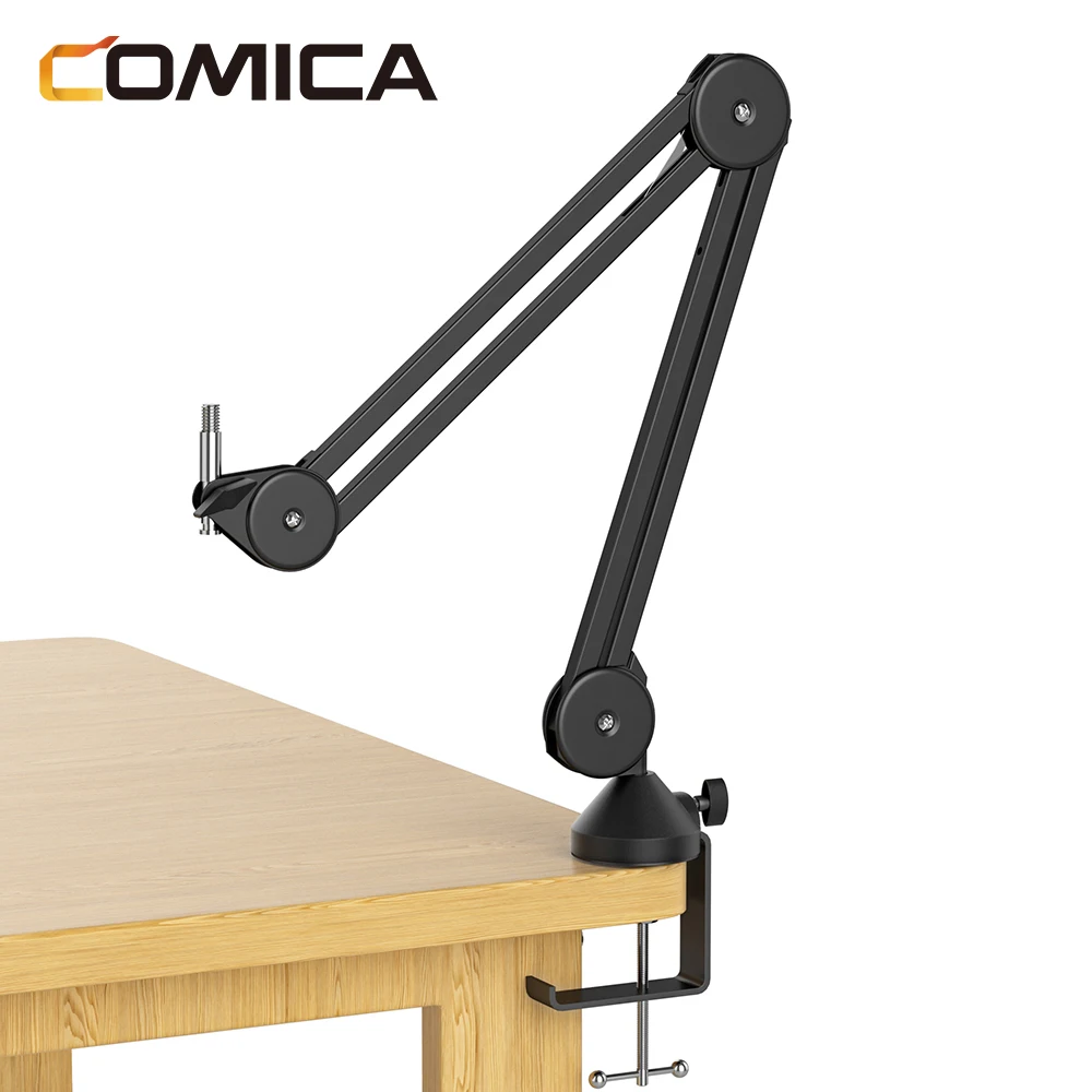 Comica MS1 Adjustable Suspension Boom Mic Stand for Vlog Cameras And Other Devices Live Recording Camera Microphone Bracket