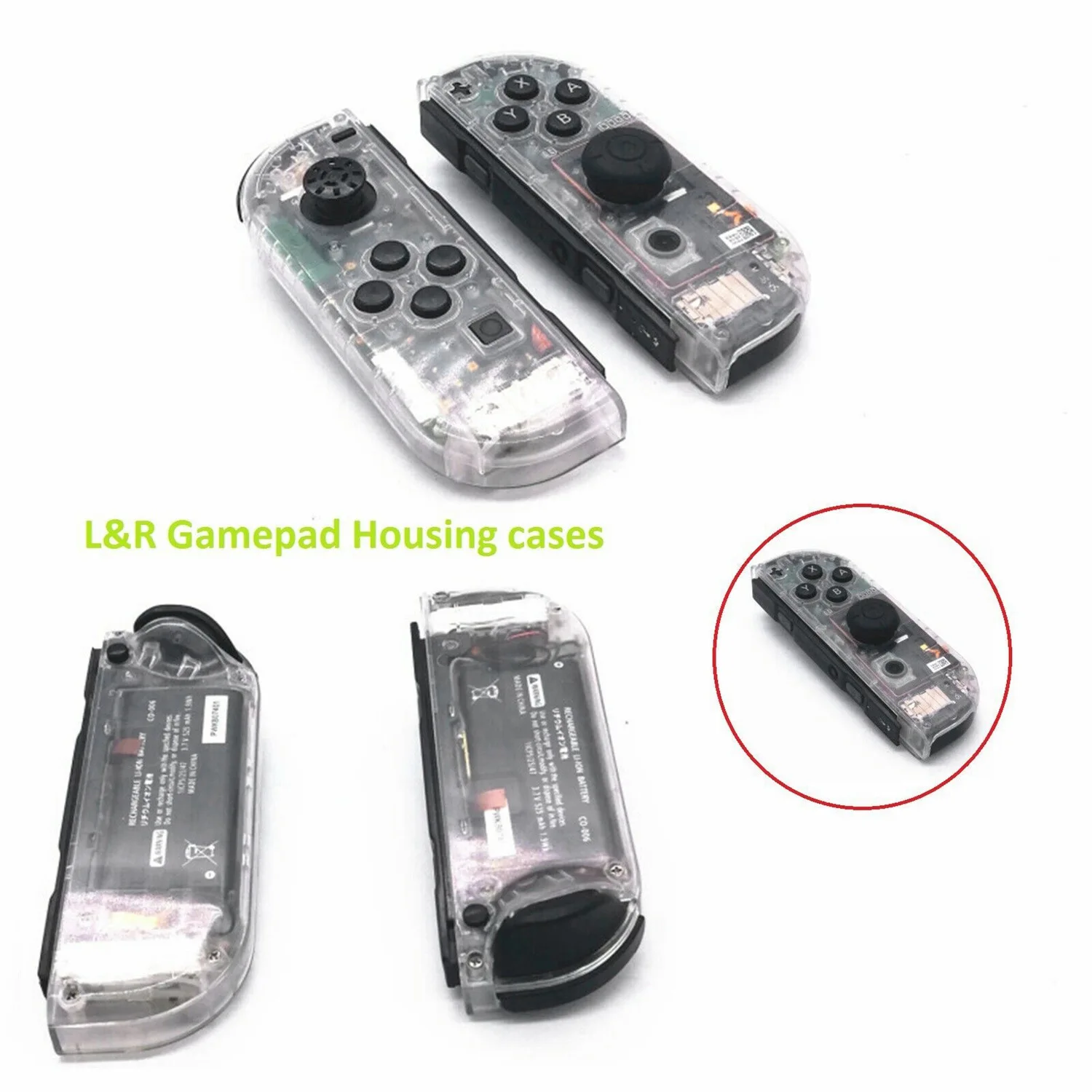 Housing Shell Transparent Case Cover for Nintend Switch NS Controller Joy-Con