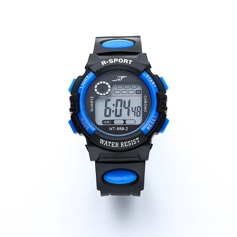 Student Sport Watches For Kids Colorful Electronic Watches Waterproof Clock Children Digital Watch For Boys Fashions Synoke