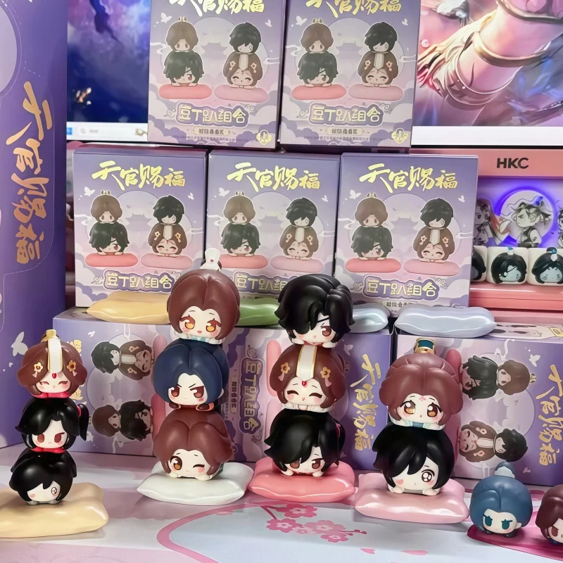 

Новая оригинальная аниме-фигурка слепая коробка-Xie Lian Hua Cheng Super Stacking Ban Yue Mystery Gift Toy Official Blessing