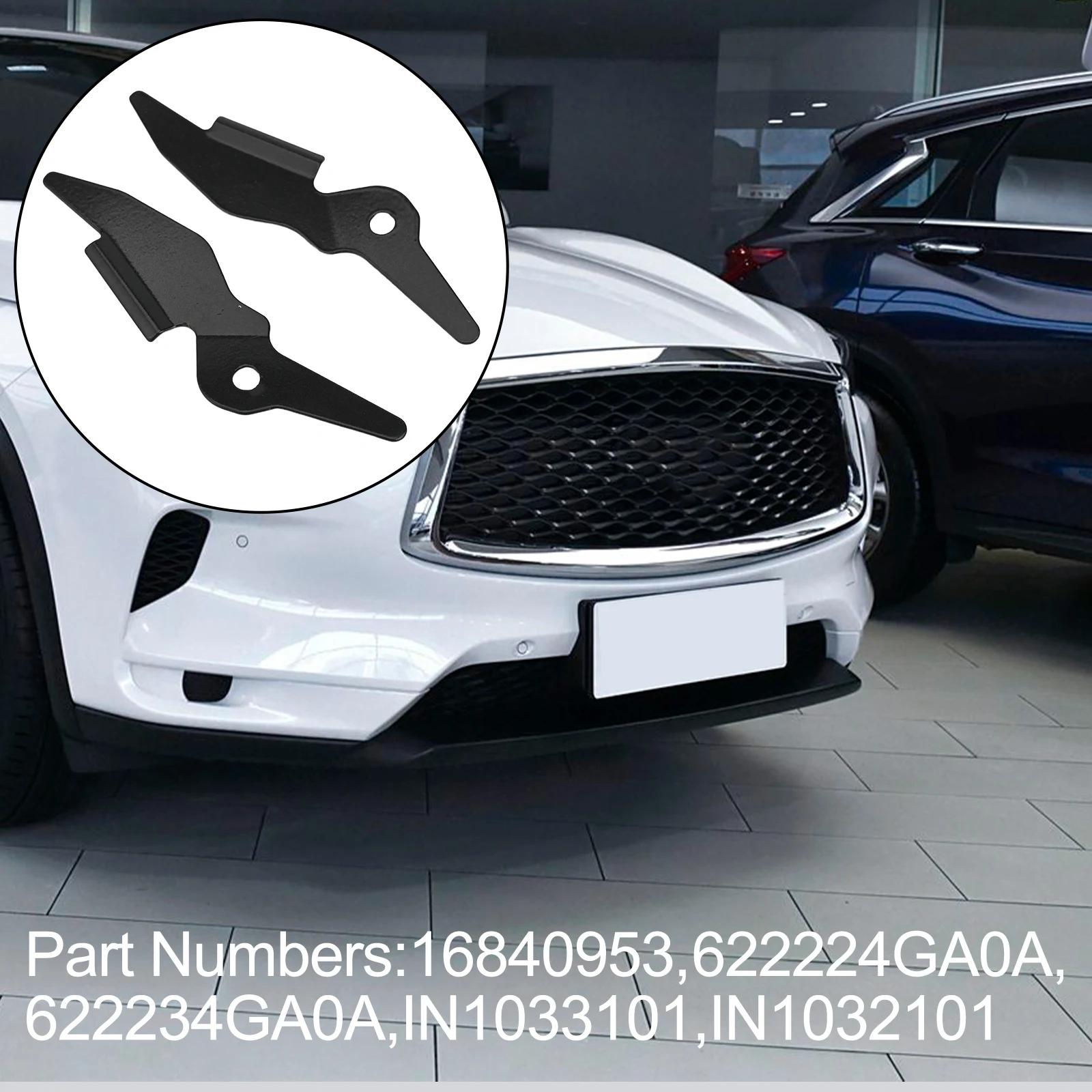 Daily Driving Bracket Set Bumper Support Bracket Easy Installation Enhanced Stability Construction Daily Driving
