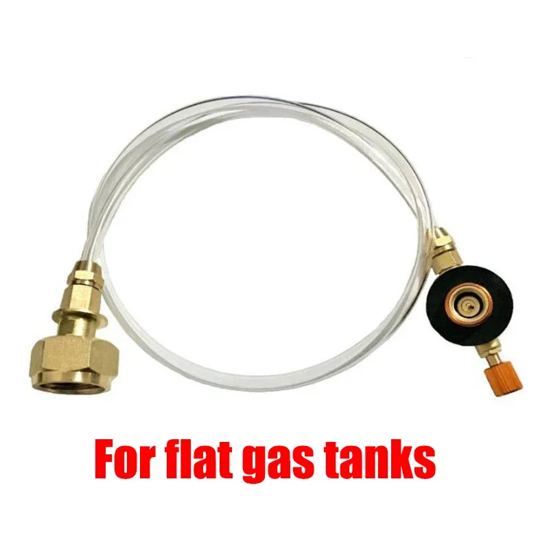 Outdoor Camping Gas Stove Propane Refill Adapter Gas Flat Cylinder Tank Coupler Adaptor Hiking Survival Camping Cooking Gear