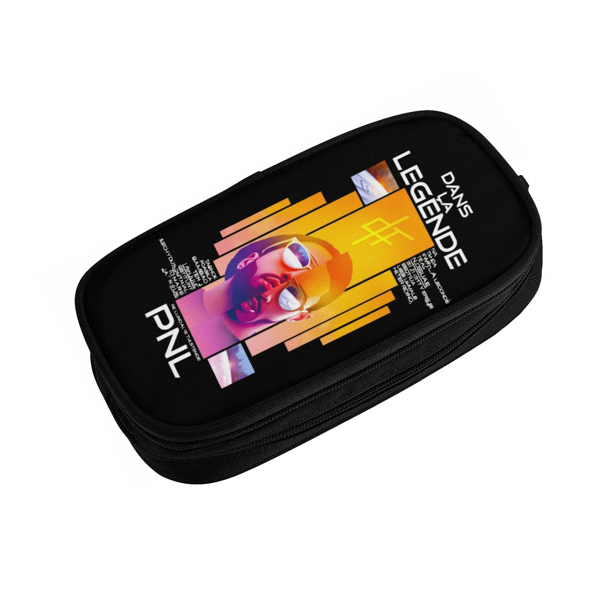 PNL Le Monde Chico  Korean Pencil Case Girl Boy Large Storage French Rapper Mushic  Pencil Box Students Stationery