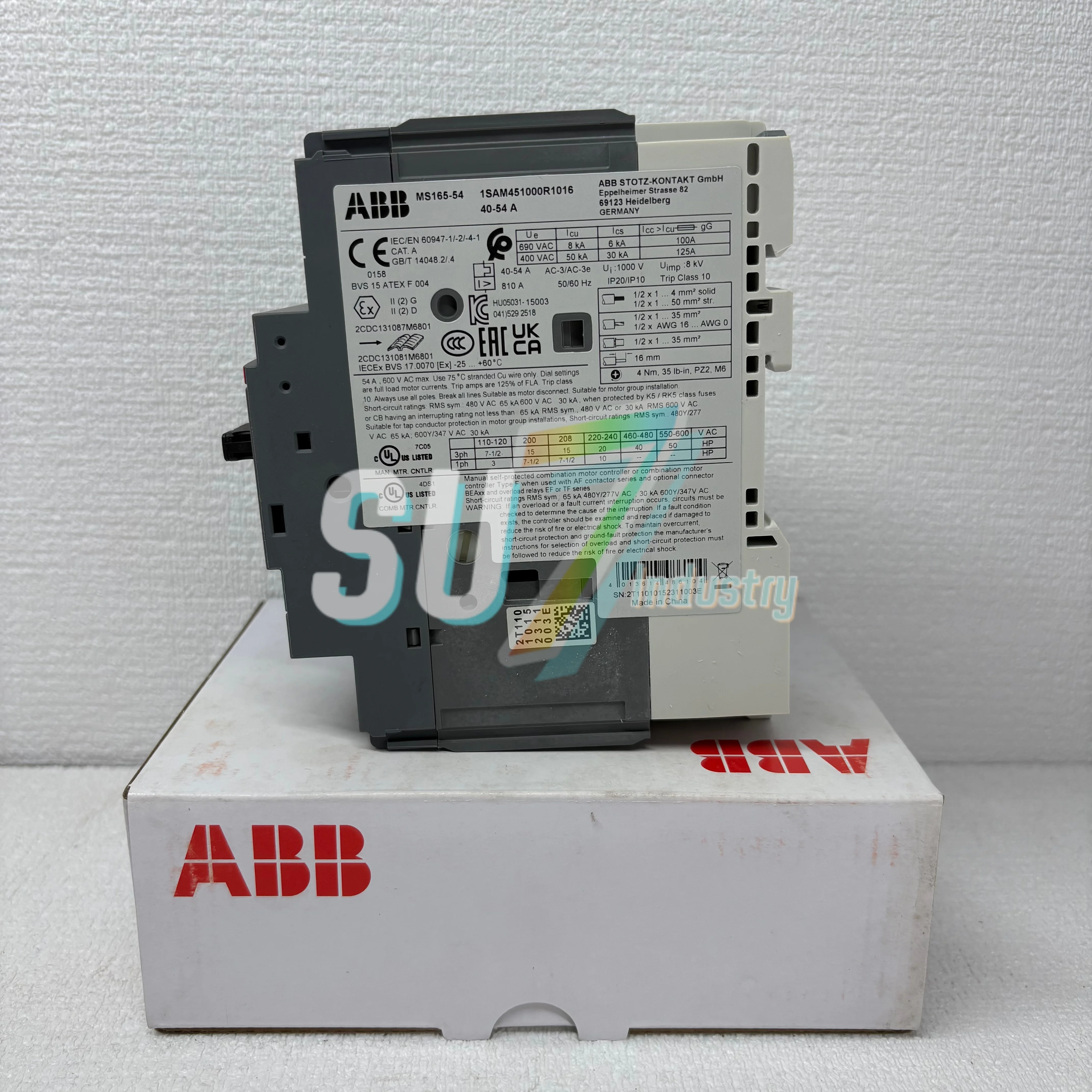 

100%NEW MS165-54 40-54A 1SAM451000R1016 Motor protector