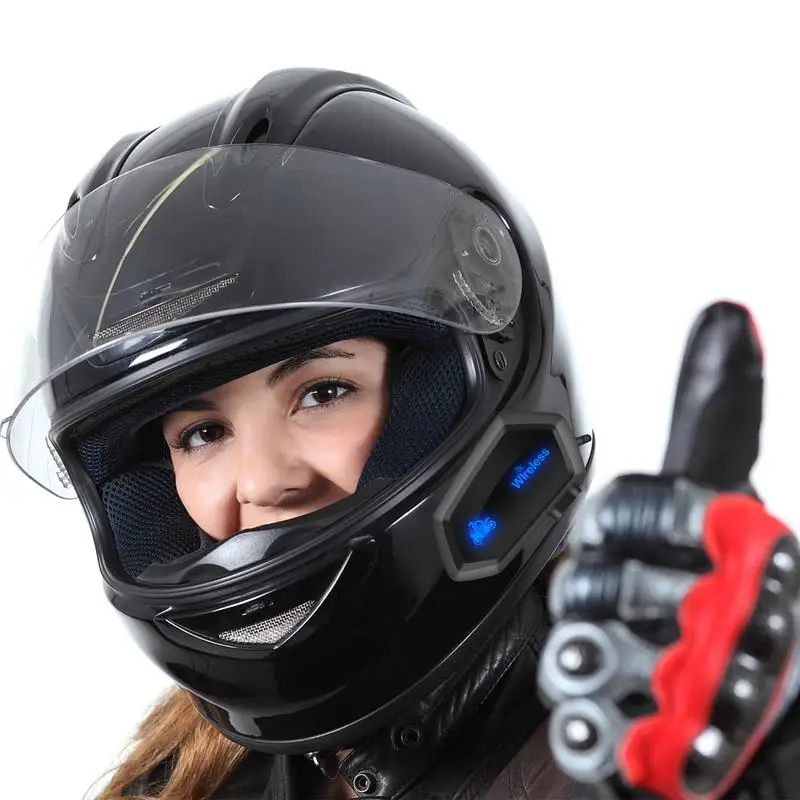 

Motorcycle Wireless Headset Motorcycle Helmet Headset Intercom Communication System Player Communicator Speakers