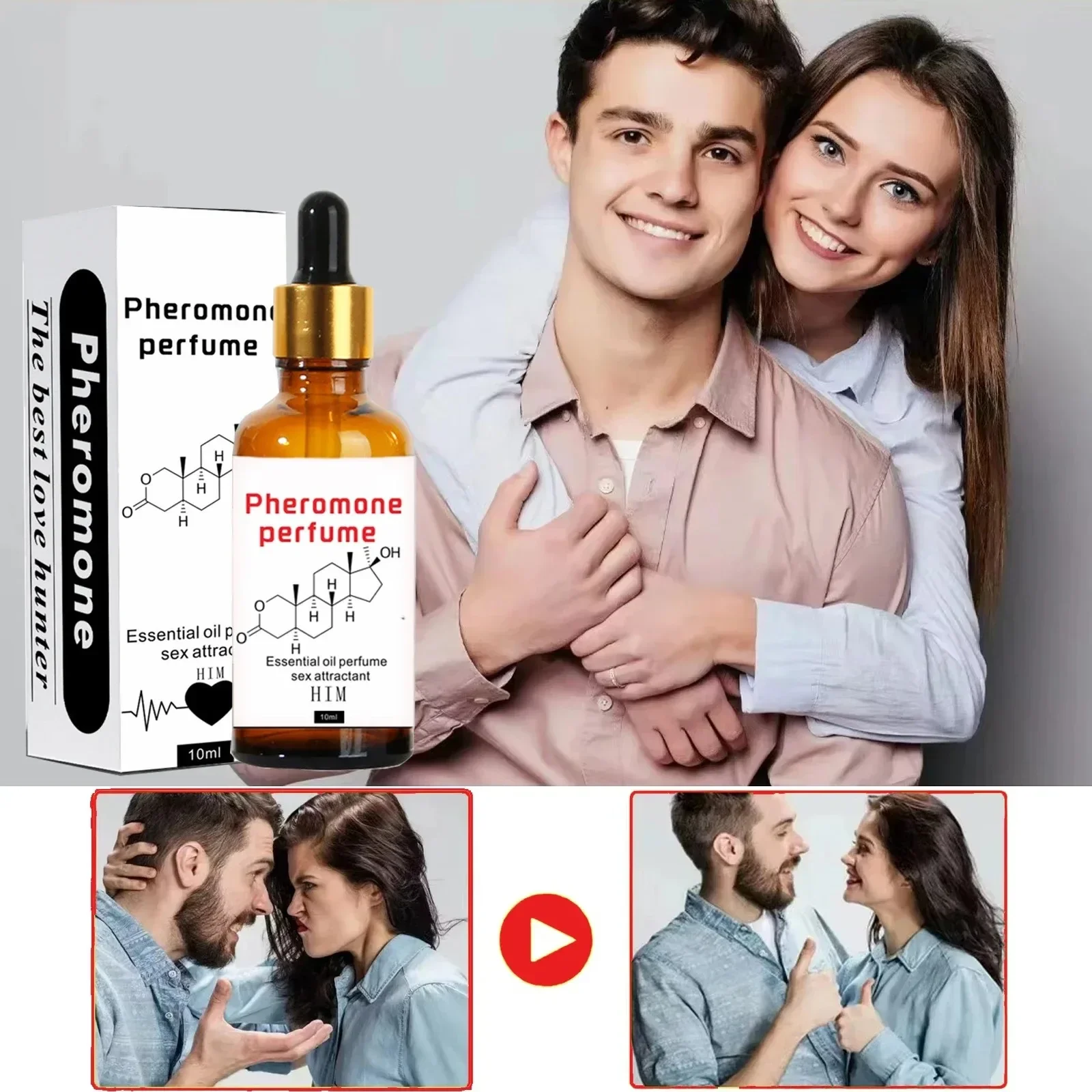 Long-lasting Pheromone Fragrance Perfume For Sexual Flirtation Courting Dating Intimate partner alluring Roll-on essential oil