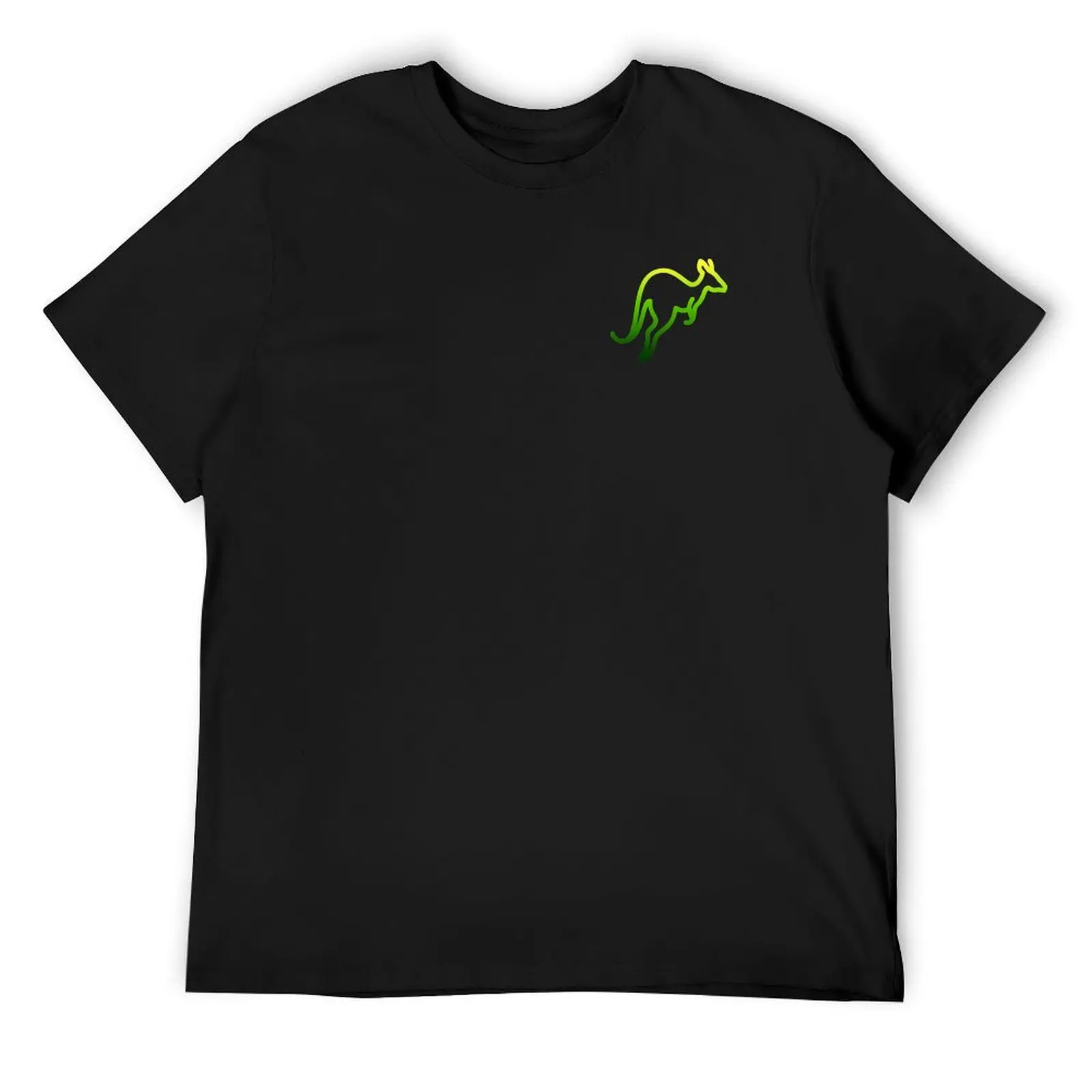 

Aussie Kangaroo T-Shirt summer tops Short sleeve tee boys whites sweat shirts, men