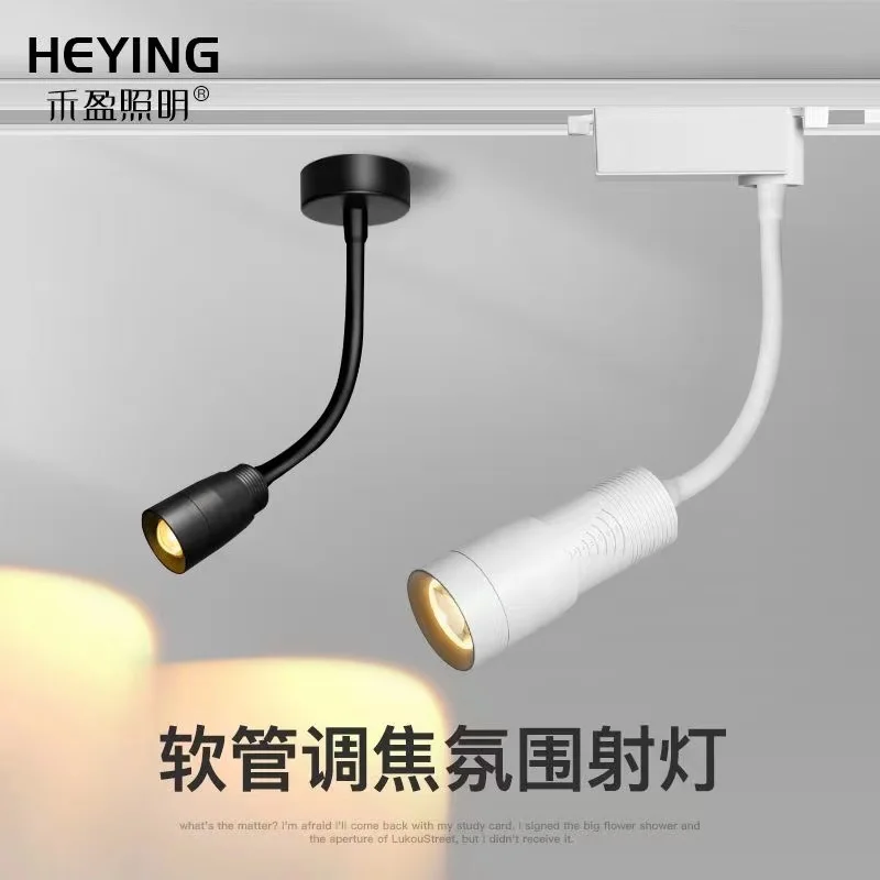 

LED Track Lamp Spotlight Adjustable Ac 110v 220V Modern Fixture Material Ceiling Lamp Spot Light FOR Hotel Museum Restaurant