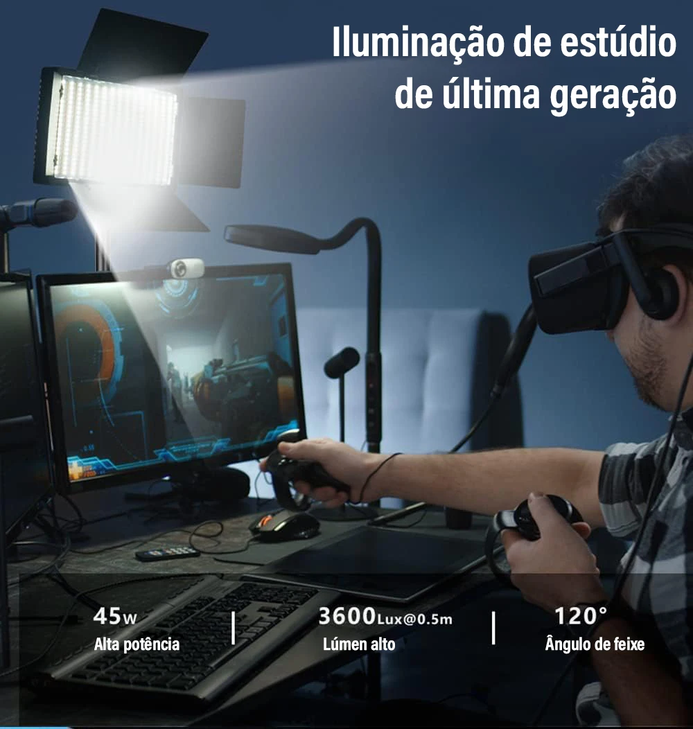 VEDO لوحة الإضاءة ثنائية اللون استوديو Led U800 + للتصوير الفوتوغرافي فيديو 3200-5600K لوحة التصوير الإضاءة مع Tripe