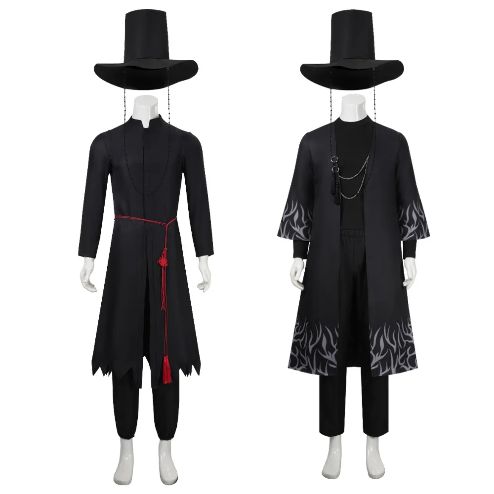 ハロウィンメンズコスチュームには、コスチューム、コート、パンツ、ヘッドギア、アクセサリーが含まれており、ハロウィンコスチュームやテーマパーティー用コスチュームとして利用できます。