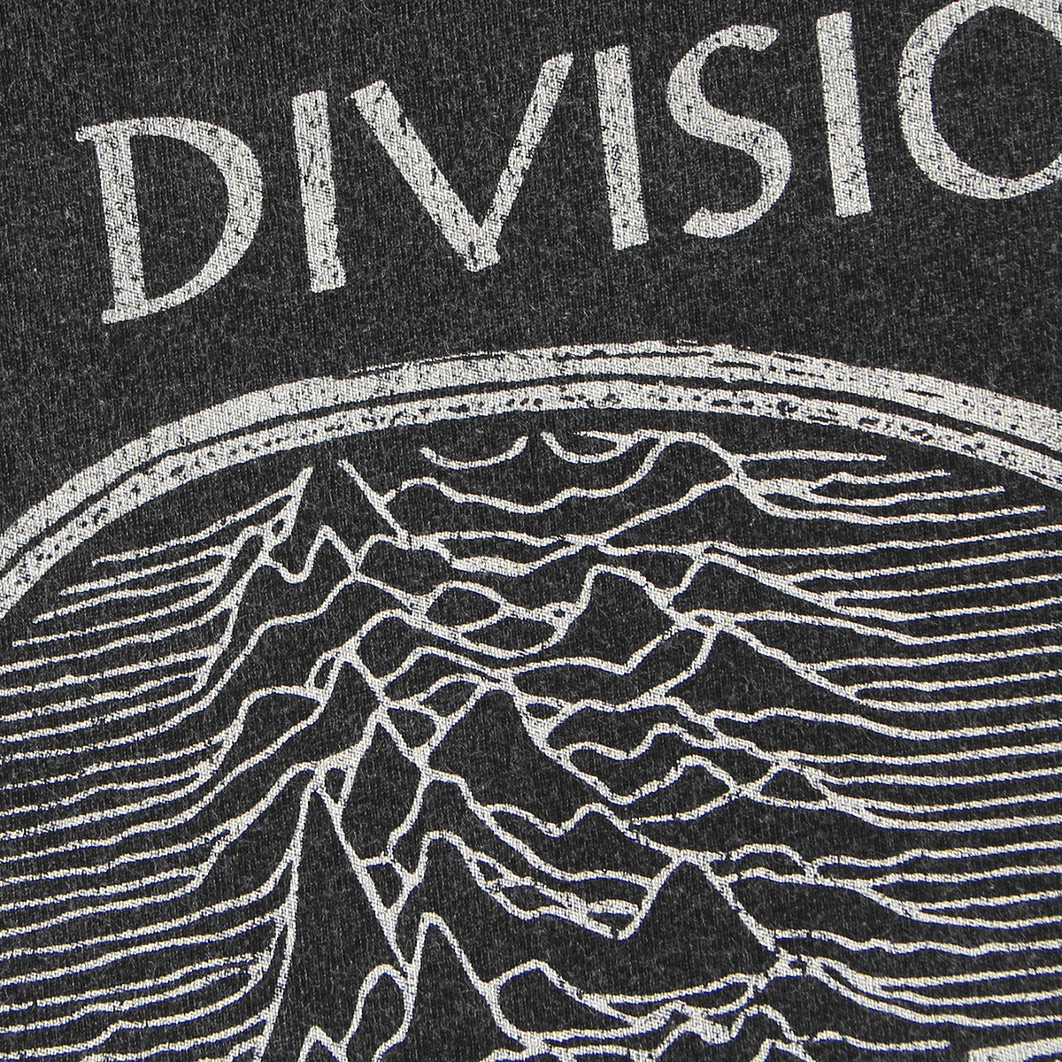 Joy Division T-Shirt Unknown Pleasures New Wave Post Punk Rock Band Talking Heads Men Summer Washed Long Sleeve Shirt