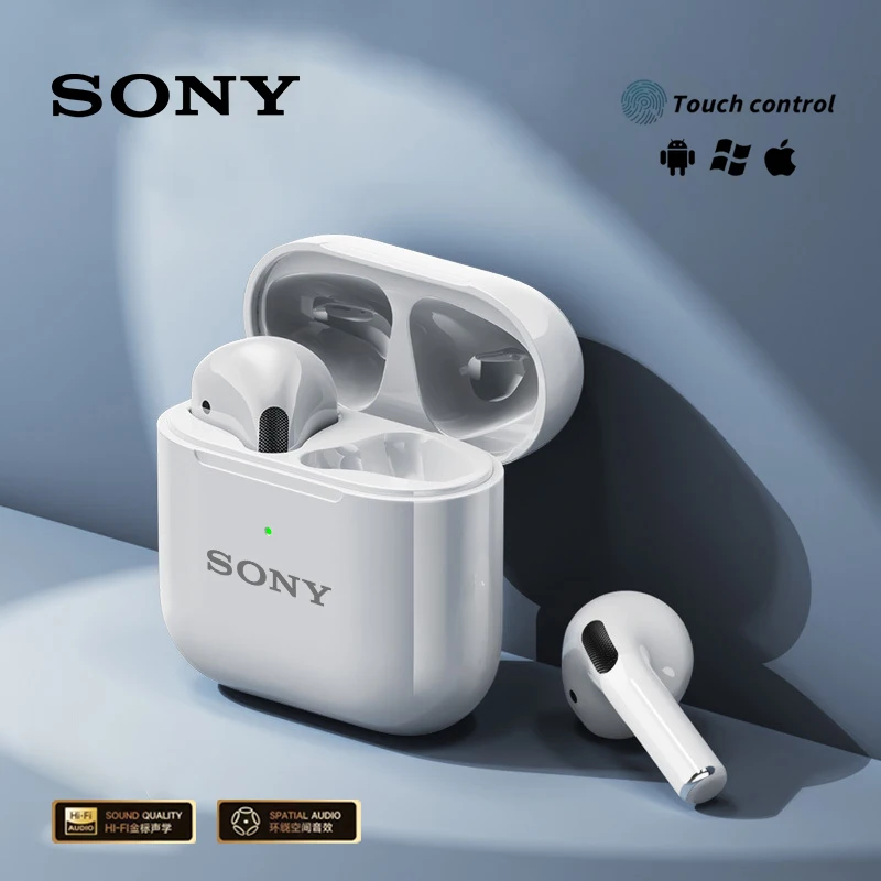 

Original Sony Pro4 Wireless Earphone TWS Bluetooth Headset HiFi Noise Reduction Earbuds Waterproof Game Sports Mic Headphone