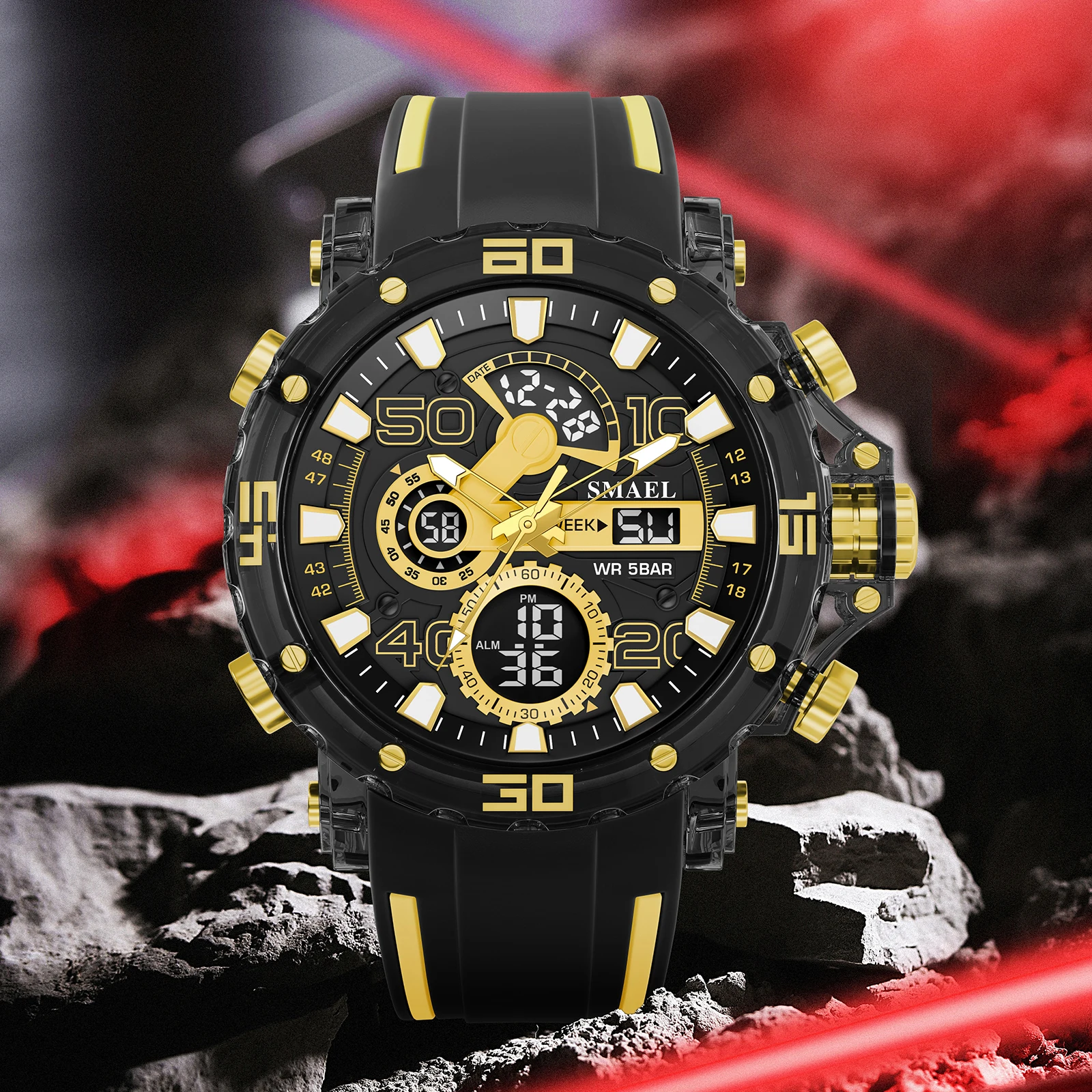 Military Watches Men Watch 2025 New 50M Waterproof Wristwatch Stopwatch Alarm L… - Image 6