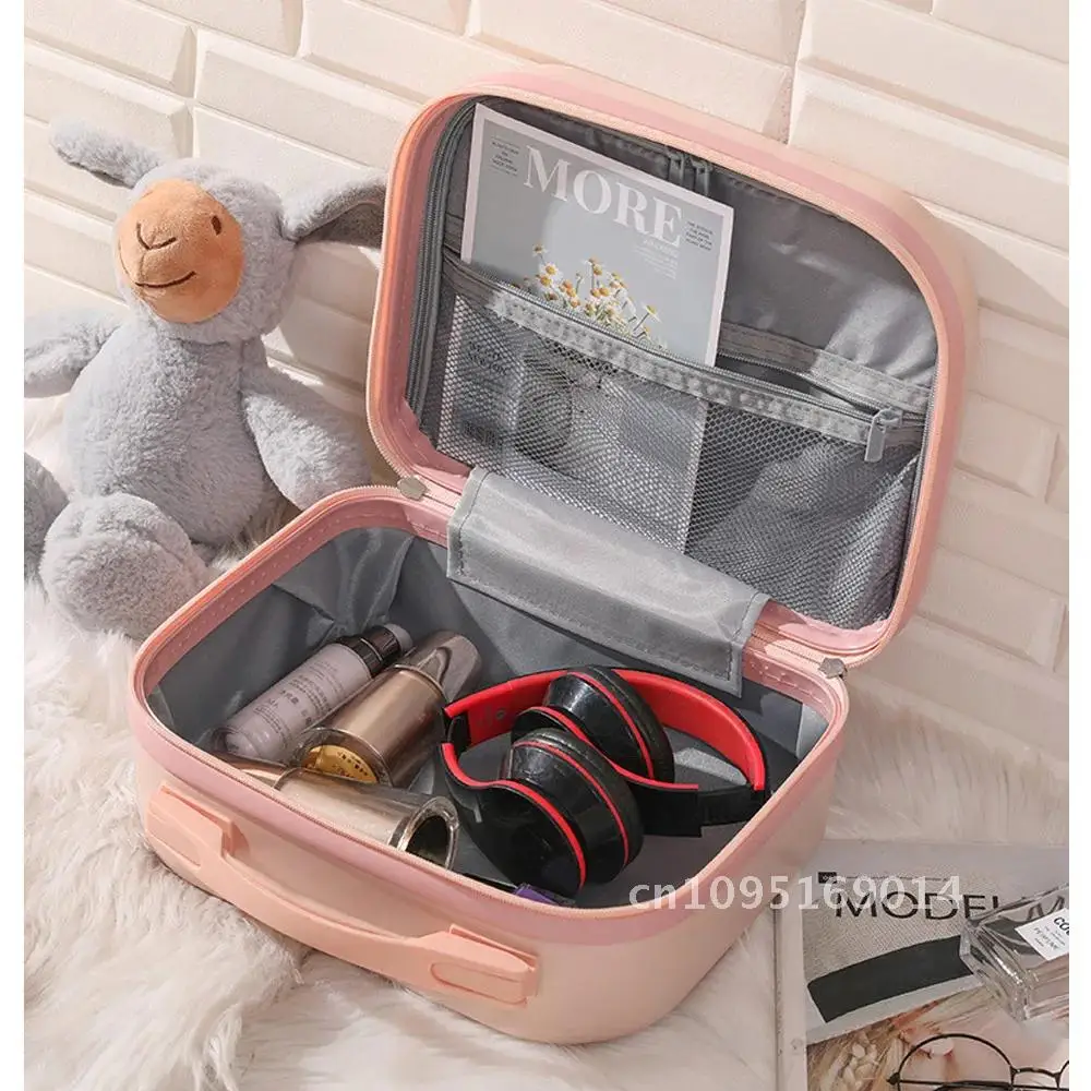 

14 Inch Cosmetic Bag Small Size:30-15.5-23cm Luggage Women Suitcase Compressive Travel Material