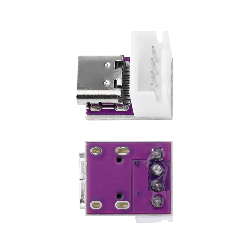Papan konversi daya arus tinggi USB3.1 16P hingga 2.54 dimasukkan di kedua sisi papan uji motherbase TYPE-C