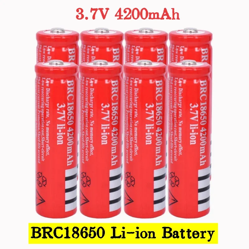 Rechargeable Lithium Battery for GTL EvreFire Flashlight, 100% Original, 18650, 3.7V, 4200 mAh, New