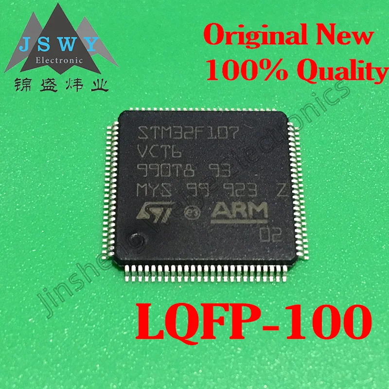 

5PCS STM32F107VCT6 32F107VC LQFP-100 Microcontroller MCU Chip 100% Brand New Original Spot Free Shipping