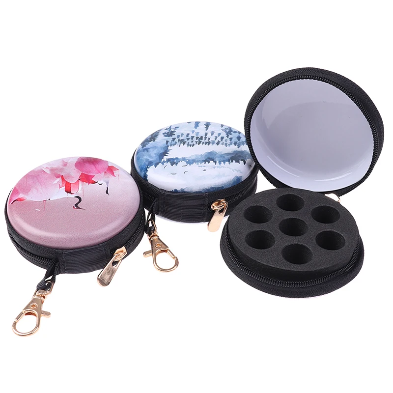 Essential Oil Case Bag Holder 6/7/12 Bottles Oil Essential Oil Box Travel Portable Carrying Holder Nail Polish Storage Bag