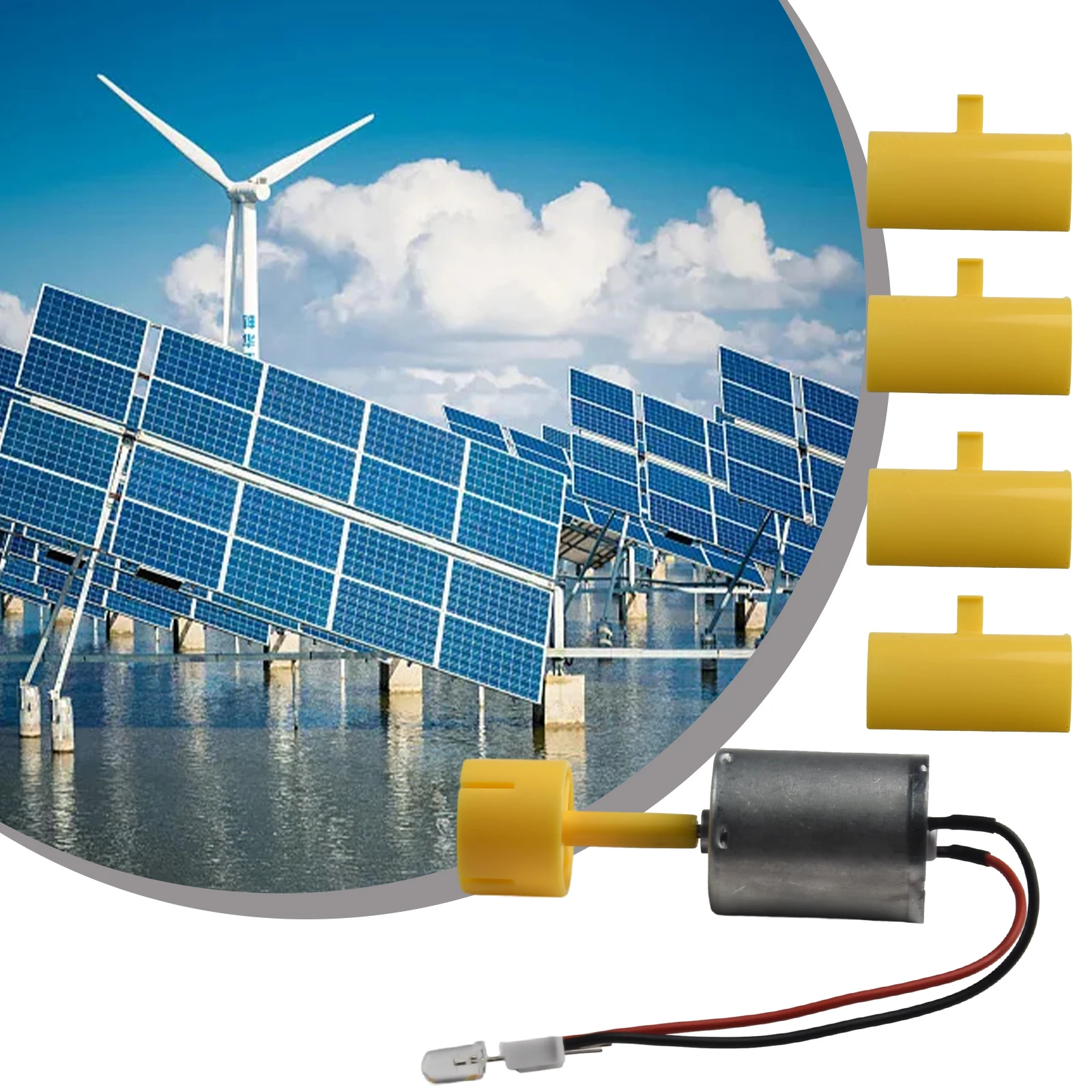 Wind Turbine Kit Mini Vertical Wind Generator with Instructional Model for Science Projects and Educational Use